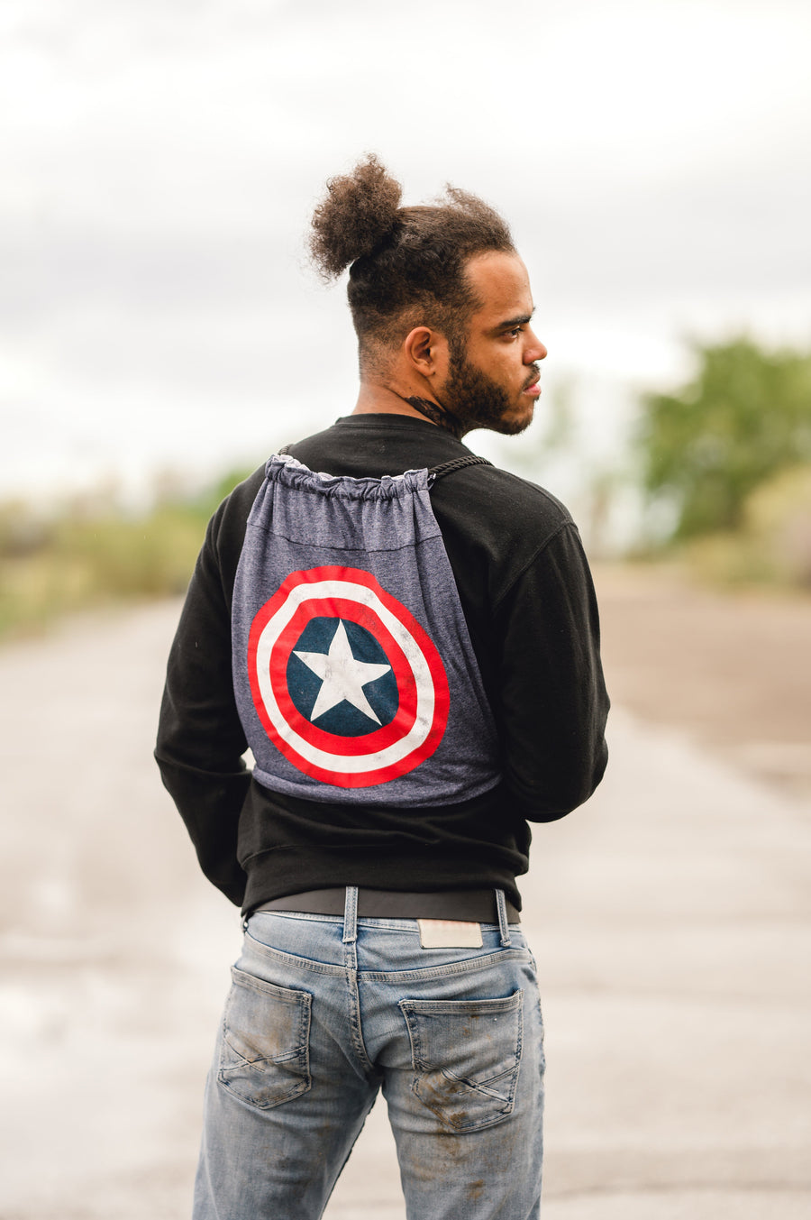 T-Shirt Drawstring Backpacks